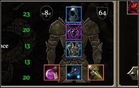 Bohater może jednocześnie używać kilku przedmiotów, ale zwykle jednego danego typu (nie licząc tego co trzyma w rękach) - Przedmioty | Informacje podstawowe Puzzle Quest 2 - Puzzle Quest 2 - poradnik do gry