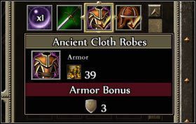 Po najechaniu kursorem na dany przedmiot widzisz jego statystyki - Przedmioty | Informacje podstawowe Puzzle Quest 2 - Puzzle Quest 2 - poradnik do gry