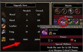 Na panelu, który się otworzy zobaczysz po prawej swój ekwipunek - Surowce i ulepszenia broni | Informacje podstawowe Puzzle Quest 2 - Puzzle Quest 2 - poradnik do gry