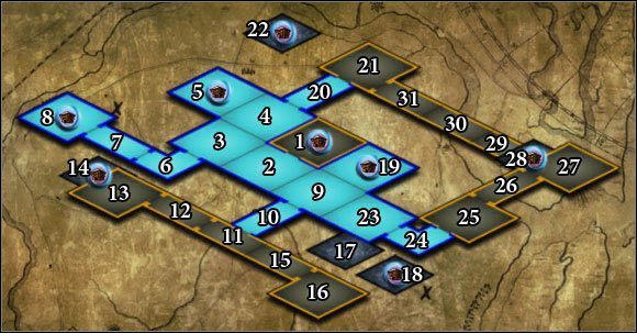 Legenda - B - The Ice Caves | Mapy | Puzzle Quest 2 - Puzzle Quest 2 - poradnik do gry