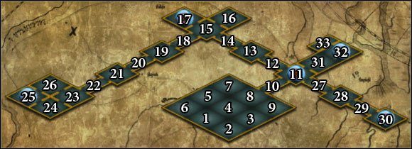 Legenda - F - Dark Elven Keep | Mapy | Puzzle Quest 2 - Puzzle Quest 2 - poradnik do gry