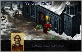 Wkrocz następnie do kaplicy i walcz z Goblinem - Verloren - zadania główne | Opis przejścia | Puzzle Quest 2 - Puzzle Quest 2 - poradnik do gry