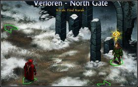 Udaj się na samo południe przez Town Square [A5] , South Gate [A2] aż do South Wall [A1] - Verloren - zadania główne | Opis przejścia | Puzzle Quest 2 - Puzzle Quest 2 - poradnik do gry