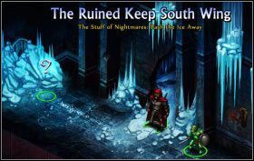 Znajdziesz się w The Ruined Keep South Wing [B10] - The Ice Caves - zadania główne (1) | Opis przejścia | Puzzle Quest 2 - Puzzle Quest 2 - poradnik do gry
