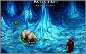 W Polar Bear Caves [B7] pokonaj kolejnego Polar Bear i skieruj się do ostatniej już lokacji na zachodzie - The Ice Caves - zadania poboczne | Opis przejścia | Puzzle Quest 2 - Puzzle Quest 2 - poradnik do gry