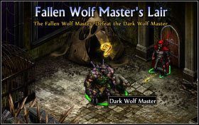 W Wolf Kennels [C20] pokonaj stojącego ci na drodze Shadow Wolfa - The Orc Tribe - zadania główne (1) | Opis przejścia | Puzzle Quest 2 - Puzzle Quest 2 - poradnik do gry