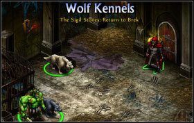 Tutaj możesz wykonać dwa zadania poboczne: The Fashion Conscious Goblin oraz Green Like Me - The Orc Tribe - zadania główne (2) | Opis przejścia | Puzzle Quest 2 - Puzzle Quest 2 - poradnik do gry