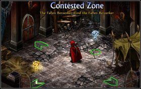 W Contested Zone [C46] rozpraw się z Goblin Witchem , Goblin Rat Keeperem oraz przy okazji z Shamanem broniącym skrzyni (weź za pomocą mini-gry skarb), a następnie skieruj się dalej na północ - The Orc Tribe - zadania główne (2) | Opis przejścia | Puzzle Quest 2 - Puzzle Quest 2 - poradnik do gry