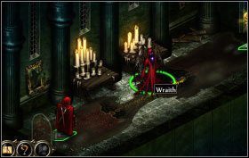 W Mausoleum [D14] pokonaj Ghosta - warto także unicestwić Skeleton Warriora pilnującego skrzyni - The Catacombs - zadania główne (1) | Opis przejścia | Puzzle Quest 2 - Puzzle Quest 2 - poradnik do gry