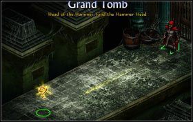 W Mausoleum Entry [D10] skieruj się na południe - The Catacombs - zadania główne (1) | Opis przejścia | Puzzle Quest 2 - Puzzle Quest 2 - poradnik do gry