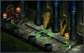 W Catacombs of Skulls [D31] pokonaj stojącego ci na drodze Skeleton Warriora i idź dalej na wschód - The Catacombs - zadania główne (1) | Opis przejścia | Puzzle Quest 2 - Puzzle Quest 2 - poradnik do gry