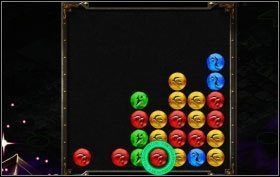 Wskazany żółty przesuń w prawo, a następnie wskazany czerwony do góry - The Catacombs - zadania poboczne (2) | Opis przejścia | Puzzle Quest 2 - Puzzle Quest 2 - poradnik do gry