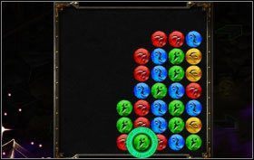 Niebieski skieruj w lewo, a po nim zielony także w lewo - Dark Dwarven Laboratory - zadania poboczne (1) | Opis przejścia | Puzzle Quest 2 - Puzzle Quest 2 - poradnik do gry