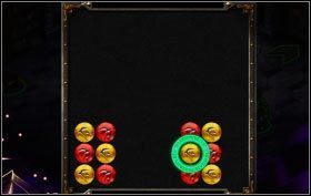 Zaznaczony zielony kamień przesuń w lewo co spowoduje że prawie wszystkie kamienie znikną - Dark Dwarven Laboratory - zadania poboczne (2) | Opis przejścia | Puzzle Quest 2 - Puzzle Quest 2 - poradnik do gry