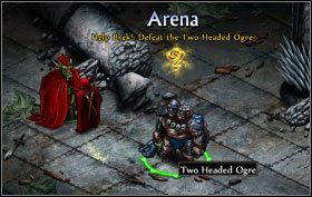 Rozpoczynasz w lokacji Arena [F1] - Dark Elven Keep - zadania główne (1) | Opis przejścia | Puzzle Quest 2 - Puzzle Quest 2 - poradnik do gry