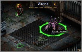 Skieruj się na wschód do Arena [F8] i pokonaj tu Dark Orca - Dark Elven Keep - zadania główne (1) | Opis przejścia | Puzzle Quest 2 - Puzzle Quest 2 - poradnik do gry
