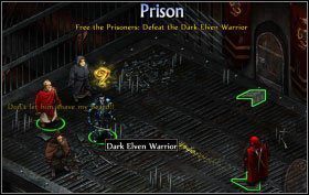 W Prison [F24] pokonaj Vampire Lord i Vampiric Mist , weź skarb i skieruj się na zachód - Dark Elven Keep - zadania główne (2) | Opis przejścia | Puzzle Quest 2 - Puzzle Quest 2 - poradnik do gry