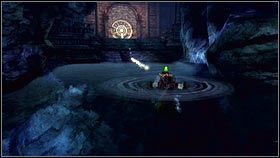 Podchodzimy do jego krawędzi i nurkujemy w podziemnym jeziorze [1] - Nowy Bohater (2) | Opis przejścia w Fable III - Fable III - poradnik do gry