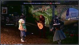 Gdy będziemy szli w kierunku karczmy, tuż obok kamiennego murku powinniśmy zauważyć ogłoszenie ze złotym wykrzyknikiem [1] - W wilczym przebraniu | Opis przejścia w Fable III - Fable III - poradnik do gry