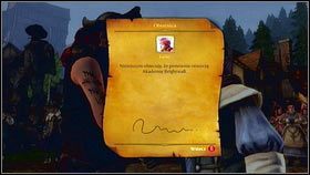 Gdy wykonamy wszystkie niezbędne misje, idziemy do wyjścia z wioski gdzie Samuel przedstawi nam do podpisania obietnicę wspierania Brightwall [1] - Przywódcy i zwolennicy | Opis przejścia Fable III - Fable III - poradnik do gry