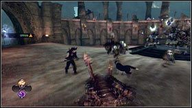 Idąc dalej cały czas prosto, dotrzemy do kamienne kręgu z hobbesowymi czarodziejami po środku [1] - Przywódcy i zwolennicy | Opis przejścia Fable III - Fable III - poradnik do gry