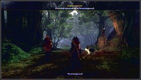 Gdy skończymy ulepszenia, wracamy do jaskini i biegniemy po świetlistym szlaku [1], aż do Morningwood [2] - Przywódcy i zwolennicy | Opis przejścia Fable III - Fable III - poradnik do gry