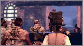 Po dotarciu do dawnego nauczyciela, idziemy za nim cały czas prosto [1], nie zajmując się na razie zwiedzaniem okolicy - Ruch oporu z Bowerstone | Opis przejścia Fable III - Fable III - poradnik do gry