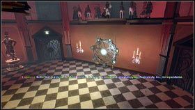 Znalazłszy się w środku, podążamy za lokajem do głównej sali [1], gdzie rozpocznie się gra przygotowana przez pana domu - Ruch oporu z Bowerstone | Opis przejścia Fable III - Fable III - poradnik do gry