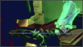 Wchodzimy więc do środka i idziemy wzdłuż świetlistego szlaku, otwierając zamykane przez ducha drzwi - Wioska Brightwall (1) | Zadania poboczne Fable III - Fable III - poradnik do gry