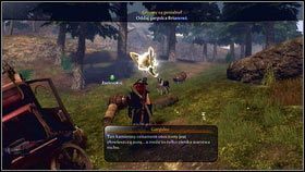 Świetlisty szlak zaprowadzi nas do zniszczonego wozu otoczonego bandytami [1] - Wioska Brightwall (1) | Zadania poboczne Fable III - Fable III - poradnik do gry