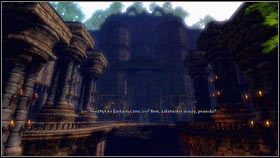 Dowiemy się od niego [1], że księżniczka została uwieziona w zamku na wzgórzu - Rynek Bowerstone | Zadania poboczne w Fable III - Fable III - poradnik do gry