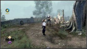 Zabijamy kolejne grupy przy pomocy Niszczyciela kości , aż z krypty zaatakuje nas większy szkielet [1] - Stare Bowerstone i Mourningwood (1) | Zadania poboczne w Fable III - Fable III - poradnik do gry