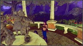 Po dotarciu do lokacji, idziemy prosto, trzymając się lewej strony ogrodu - Dom zachodzącego słońca | Zadania poboczne w Fable III - Fable III - poradnik do gry