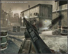 Wyjdź z budynku i użyj strzelby do zniszczenia kłódki na pobliskiej bramce #1 - Workuta (1) | Opis przejścia gry | Call of Duty Black Ops - Call of Duty: Black Ops - poradnik do gry