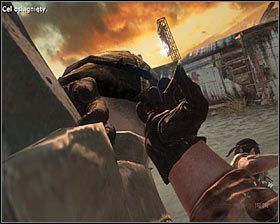 Zgodnie z opracowaną taktyką działania, podejdź ostrożnie do lewego wartownika (tego, który stoi) #1 - Dekret prezydenta (1) | Opis przejścia gry | Call of Duty Black Ops - Call of Duty: Black Ops - poradnik do gry