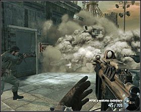 Docelowo musisz dotrzeć do schodów - Dekret prezydenta (2) | Opis przejścia gry | Call of Duty Black Ops - Call of Duty: Black Ops - poradnik do gry