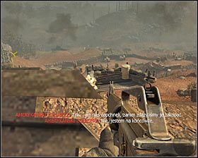 Ruszaj za kolegami z drużyny, a wkrótce dotrzecie do miejsca #1 , w którym toczą się zażarte walki - GOS (2) | Opis przejścia gry | Call of Duty Black Ops - Call of Duty: Black Ops - poradnik do gry