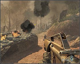 Po znalezieniu się w bunkrze zlokalizuj nowe dane wywiadu #1 - GOS (2) | Opis przejścia gry | Call of Duty Black Ops - Call of Duty: Black Ops - poradnik do gry