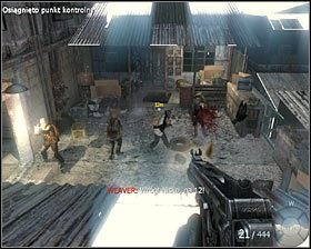 Docelowo powinieneś dotrzeć do miejsca, w którym zaczniesz zjeżdżać po dachu w trybie spowolnienia czasu #1 - Liczby (2) | Opis przejścia gry | Call of Duty Black Ops - Call of Duty: Black Ops - poradnik do gry