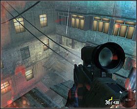 Wykonaj skok w stronę niższego fragmentu dachu #1 - Liczby (2) | Opis przejścia gry | Call of Duty Black Ops - Call of Duty: Black Ops - poradnik do gry