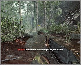 Po znalezieniu się na brzegu zaatakuje Was nowa grupa przeciwników - Victor Charlie (1) | Opis przejścia gry | Call of Duty Black Ops - Call of Duty: Black Ops - poradnik do gry