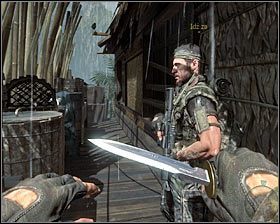 Ładunku nie będziesz detonował już teraz, tak więc wypłyń na powierzchnię w tym samym miejscu co Woods #1 - Victor Charlie (1) | Opis przejścia gry | Call of Duty Black Ops - Call of Duty: Black Ops - poradnik do gry