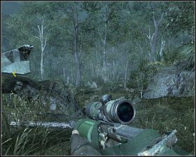 Jednego z kolejnych snajperów będziesz zapewne musiał zlikwidować już we własnym zakresie #1 - Miejsce katastrofy (2) | Opis przejścia gry | Call of Duty Black Ops - Call of Duty: Black Ops - poradnik do gry