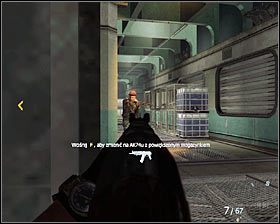 Użyj strzelby do zlikwidowania dwóch stojących na dole żołnierzy #1 - Odrodzenie (1) | Opis przejścia gry | Call of Duty Black Ops - Call of Duty: Black Ops - poradnik do gry