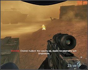 Ponownie użyj lunety do wyeliminowania chowających się w tej okolicy przeciwników #1 - Odrodzenie (3) | Opis przejścia gry | Call of Duty Black Ops - Call of Duty: Black Ops - poradnik do gry