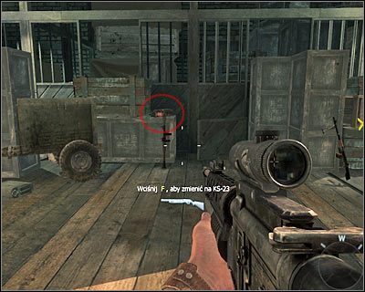 Po znalezieniu się w środku i zlikwidowaniu wszystkich przeciwników zbadaj skrzynię, o którą oparta jest wyrzutnia rakiet - Operation 40 | Dane wywiadu | Call of Duty Black Ops - Call of Duty: Black Ops - poradnik do gry