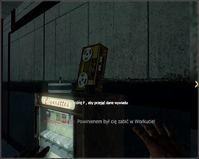 Sekret leży na maszynie do sprzedaży papierosów - Powracająca pamięć | Dane wywiadu | Call of Duty Black Ops - Call of Duty: Black Ops - poradnik do gry