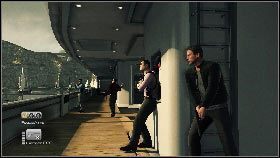 Na pokładzie spójrz w prawo i zejdź na dół po drabinie [1] - Prologue - Changes of Planes (1) | Opis przejścia gry 007 Blood Stone - 007: Blood Stone - poradnik do gry