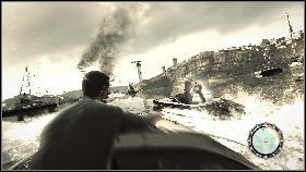 W pewnej chwili wpłyniesz między dwa jachty, gdzie ostrzela cię śmigłowiec [1] - Prologue - Changes of Planes (1) | Opis przejścia gry 007 Blood Stone - 007: Blood Stone - poradnik do gry