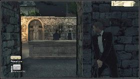 Przejdź przez bramę [1] , przylgnij do muru i zacznij kierować się w lewą stronę - Monaco - Your basic Russian Oligarch... (1) | Opis przejścia gry 007 Blood Stone - 007: Blood Stone - poradnik do gry